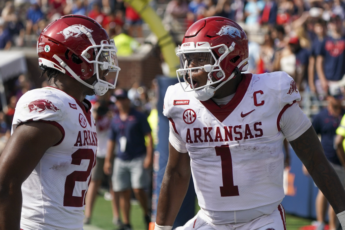 Quarterback KJ Jefferson is dangerous with both his arm and feet.